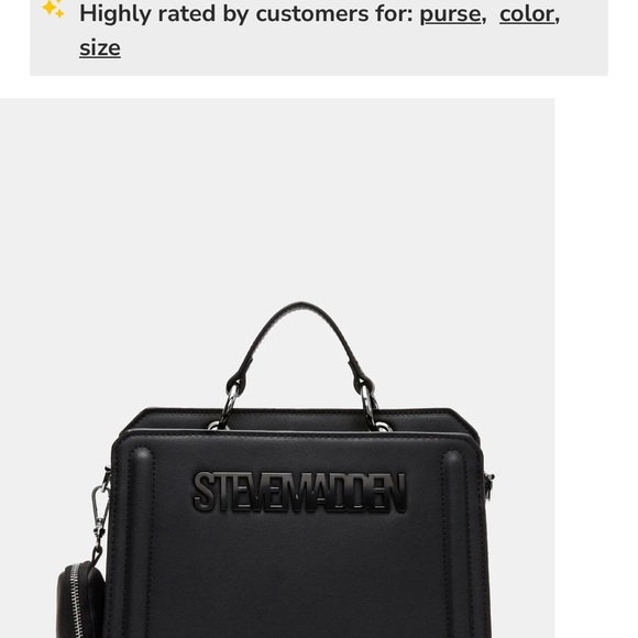 Steve Madden Evelyn Brown Crossbody Bag - Picture 8 of 8